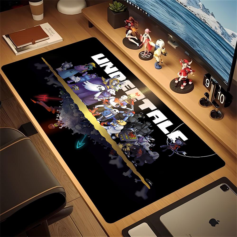 Tappetino per Mouse Gioco Undertale Sans Frisk Tastiera Tappetino Mouse Grande Computer Laptop Antiscivolo Tappetino Scrivania Tastiera Gomma Naturale Tappetino Mouse