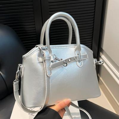 Japanese and Korean Trendy New Products, High-end Simple Handbags, Femininity, Casual Commuting, Versatile Oil Wax Leather Messenger Bags, Bags