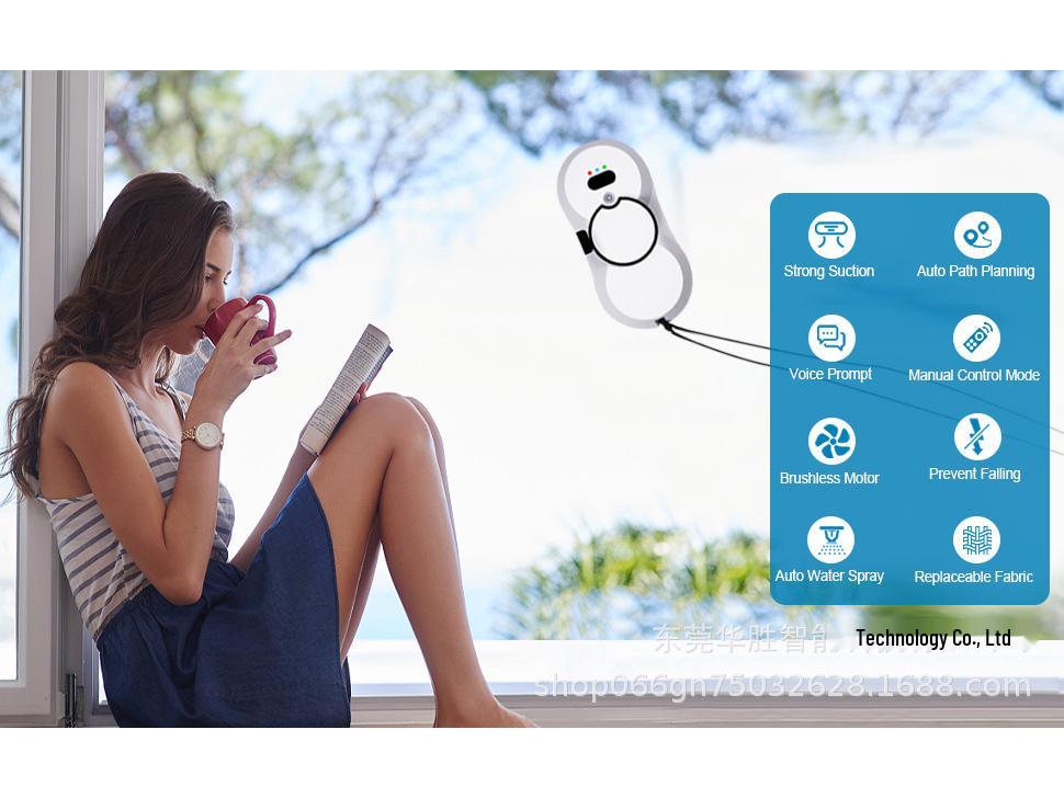 2025 Top-Selling Automatic Intelligent Window Cleaning Robot with Remote Control for High-Rise Glass