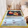 15 Misure Tappeto Stampa Clan Pokémon Eevee per Soggiorno Camera da Letto Stanza dei Bambini Decorazione Casa Tappeto Area Divano Guardaroba Tappetino