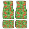 Pink Donuts Heavy Duty Rubber Floor Mats Set 4 PCS Car SUV Truck & Van-All Weather Protection Rugs