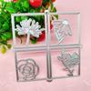 Rose Flower Metal Cutting Dies DIY Craft Carbon Steel Embossing Template Stencil Scrapbooking for Card Die Cuts Mold