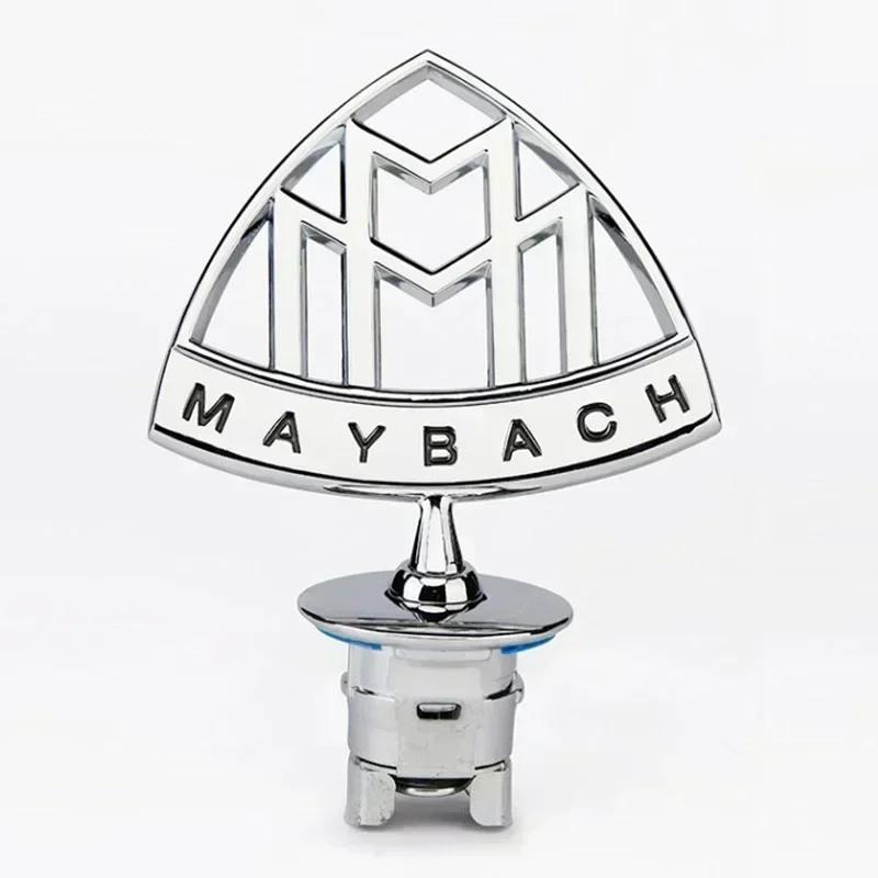 1Pcs Car Star Logo Hood Badge Front Metal EmblemFor Mercedes Benz Maybach C E S Class W204 W205 W212 W213 W211 W220 W222 W223