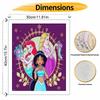 Disney Princess Holiday Oil Paint Hand Painting Kit Decoration Classic Style Home Decor Gifts For Living Room Wall Art DIY Craft 128