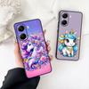 Cartoon Einhorn Pferd Anime Handyhülle für Xiaomi Redmi Note 12 11 10 A3 Pro 10A 10C 12C Note12 5G Schutzhülle