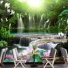 Forest Wallpaper Waterfalls Mural Nature Landscape Wall Mural Bedroom Living Room Waterfall Wall Mural Decor