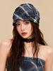 Trendy Plaid Slouchy Hat - Unisex Pleated Beanie for Spring & Summer