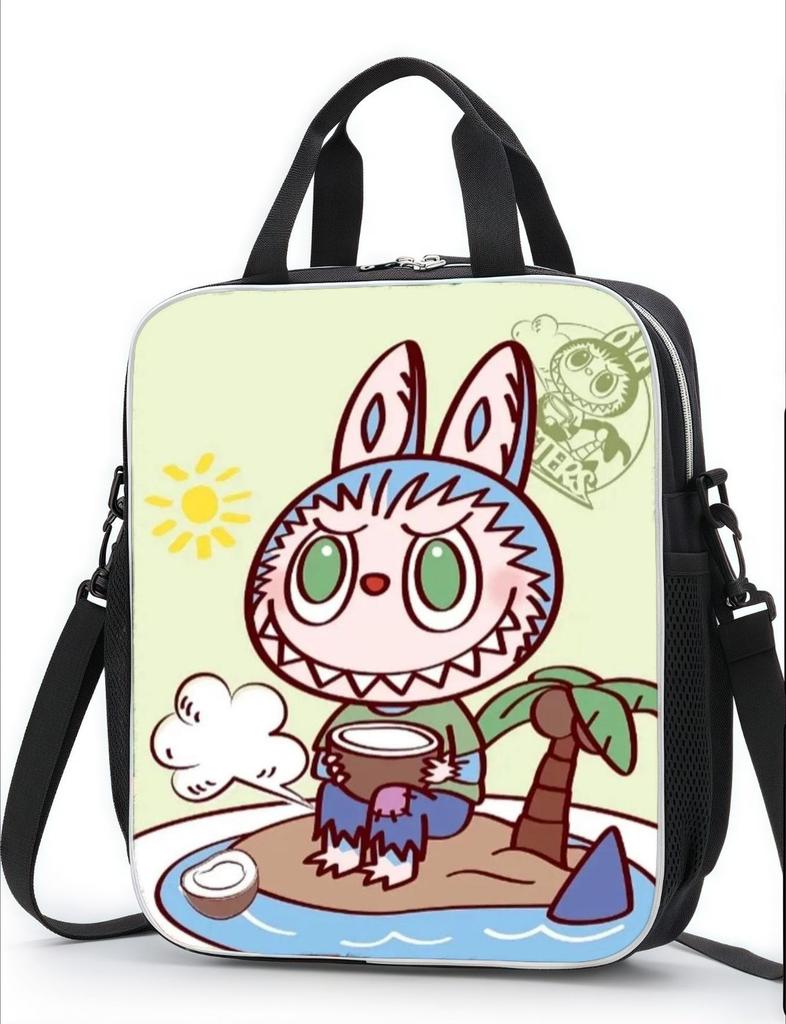 Torba tote z gruzu kreskówka uroczy dodatek duża pojemność torba dla ucznia na korepetycje plecak do szkoły podstawowej