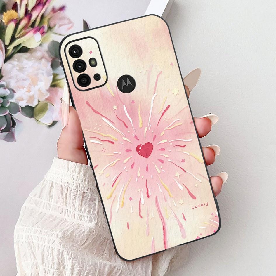 Case For Motorola Moto G30 G20 G10 Phone Cover New Fashion Flower Soft Silicone Matte Bumper on Moto G20 XT2128-1 G 10 G 30 Capa