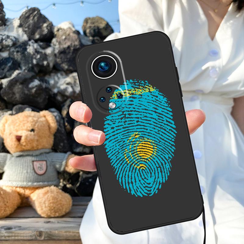 Kazakhstan Flag Case For Honor Magic 7 Lite 5 6 8 Pro X9a X9b X9c X9d X8b X8c 50 70 90 200 400 Win RT Cover