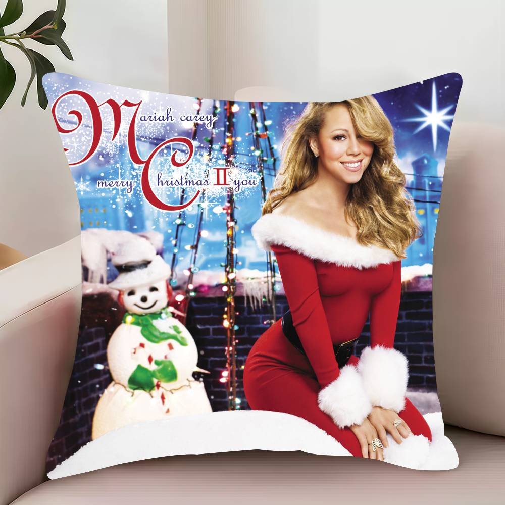 M-Mariah Carey Here for It All Pillow Case Decor Protective Covers Comfortable soft for Sofa Living Room Home office