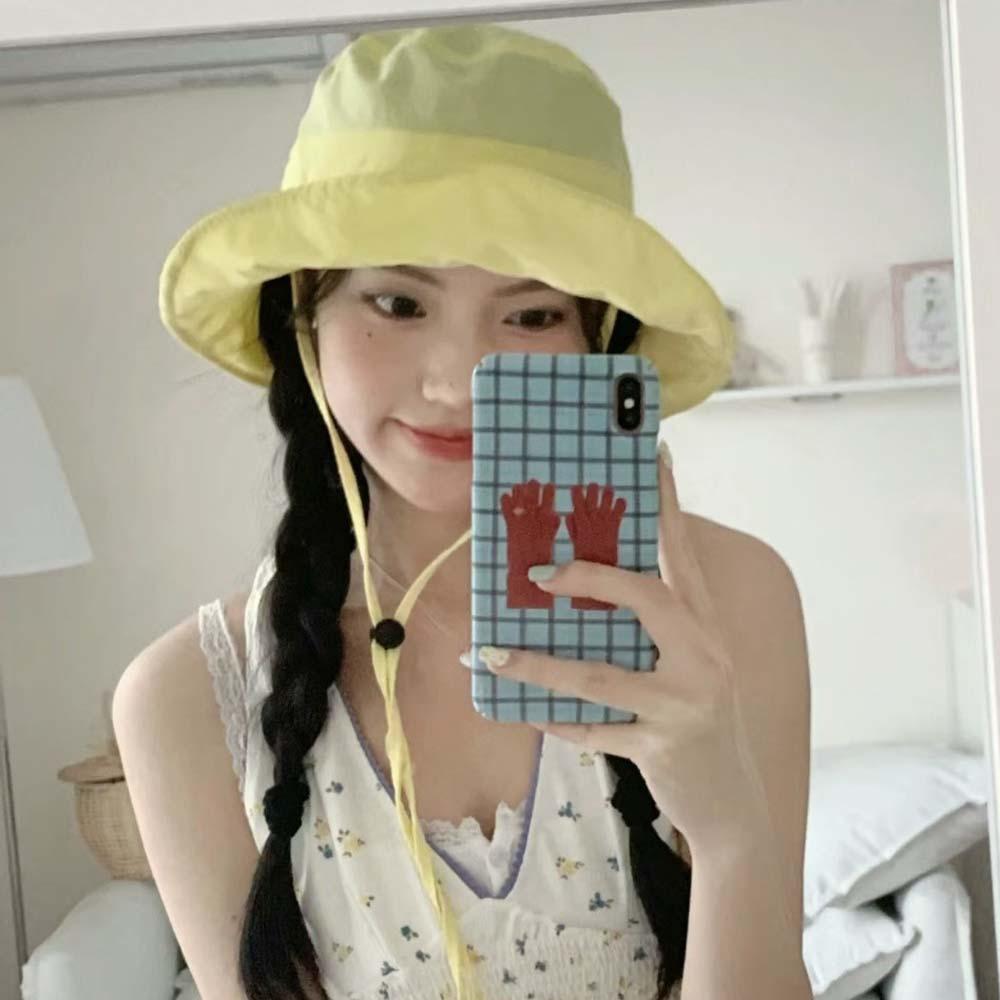 Portable Sunshade Bucket Hat Pleasantly Cool Foldable Basin Cap Quick Drying Fisherman Hat Camping