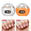 Automatic Nail Trimmer and Polishing Tool Built In LED Light USB Rechargeable Portable Design for Differernt Ages