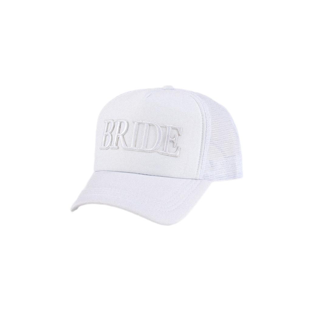 Bride Embroidered Baseball Cap With Breathable Mesh Sun Hat For Bridal Ceremony