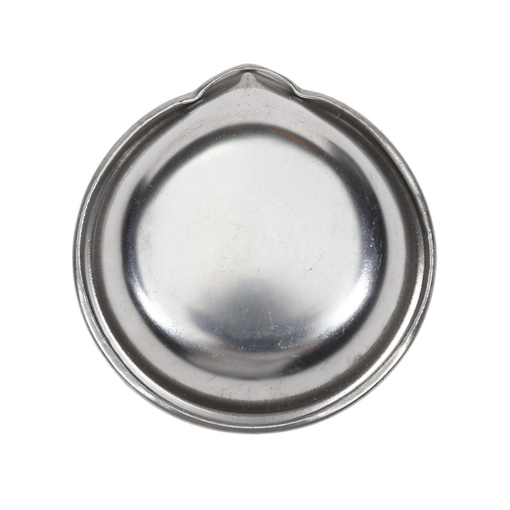 12pcs Mouthless and Mouthed Color Palette Stainless Steel Easy Clean Color Palette Paint Mixing and Coloring Tool