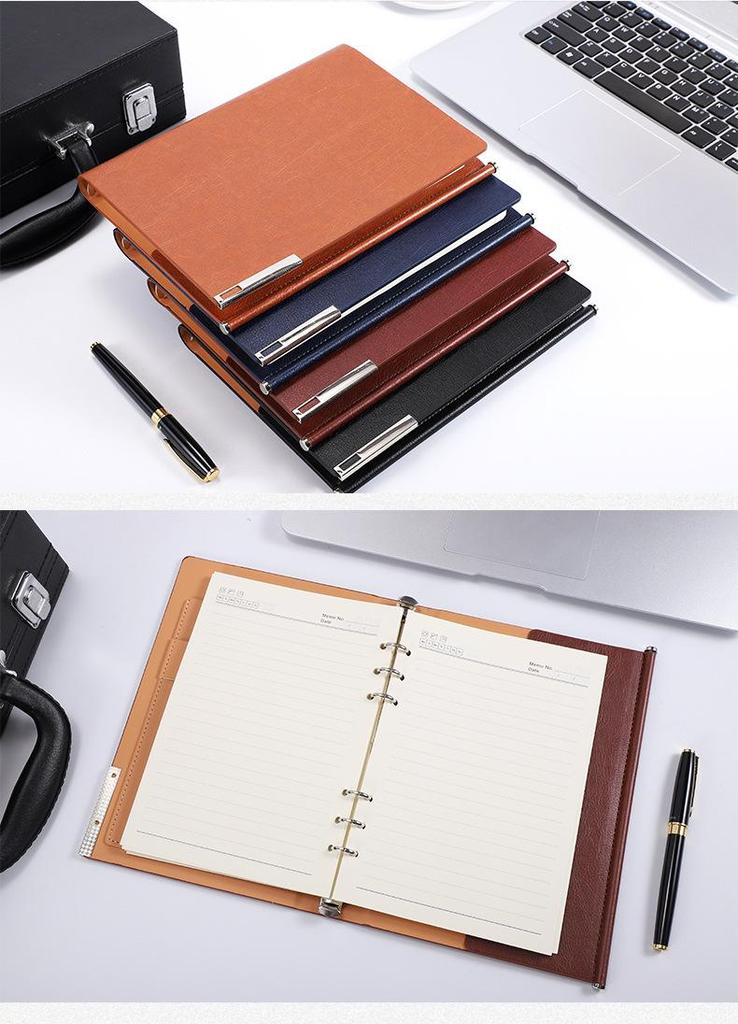 A5 Loose-Leaf Thickened Business Diary and Notepad