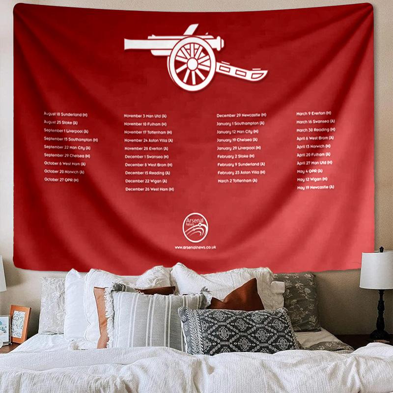 Arsenal Celebration Moment Tapestry Playroom Tapestry, Accessories for Bedroom,Livingroom, Dormitory Room Wall Decor Fan Birthday Gifts