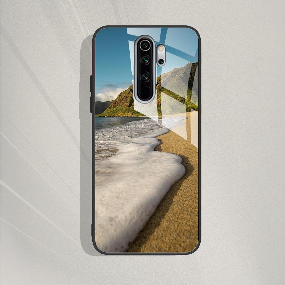 For Xiaomi Redmi Note 8 Pro Case Tempered Glass Pattern Silicone Cover Phone Cases For Redmi Note 8 Note8 Note 8T 8 t Fundas