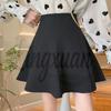 Korean Style Plus-Size Multi-Color High-Waisted Slimming A-Line Skirt for Women
