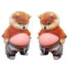 1/2Pcs Cute 3D Squeezable Soft Belly Dog Cat Stickers DIY Relieve Stress Mobile Phone Laptop Decoration Decal Home Decor