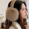Winter Ear Protection Ear Cover Coldproof Earflaps Solid Color Fluffy Earmuffs  Women