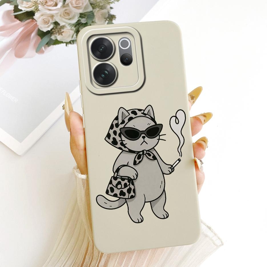 For Vivo V70 Case V2538 Cute Cat Panda Painted Cover Soft TPU Phone Case For Vivo V70 Elite V2548 Vivo V70 FE V70FE V2550 Fundas