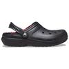 Crocs Classic Lined Buff Check Clog Black Unisex 210738-001
