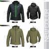 MOTO BASE Model Windproof and Waterproof Motorcycle Windbreaker Spring/Autumn Jacket/Protection Jacket/MBWB-01 (Black/Black/LB)