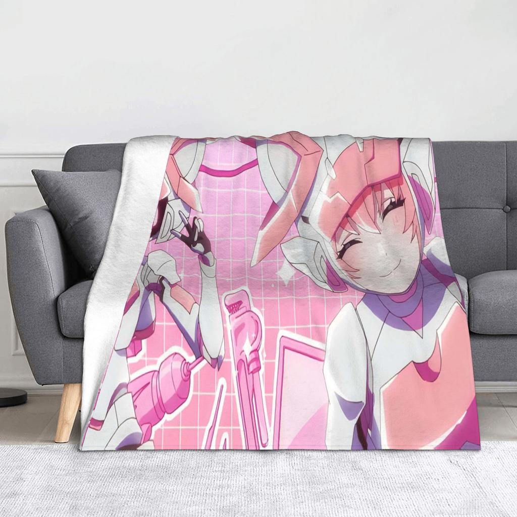 To Be Hero X Anime Blankets Flannel Spring Autumn  Multi-function Super Warm Throw Blanket for Home Outdoor Bedding Throws