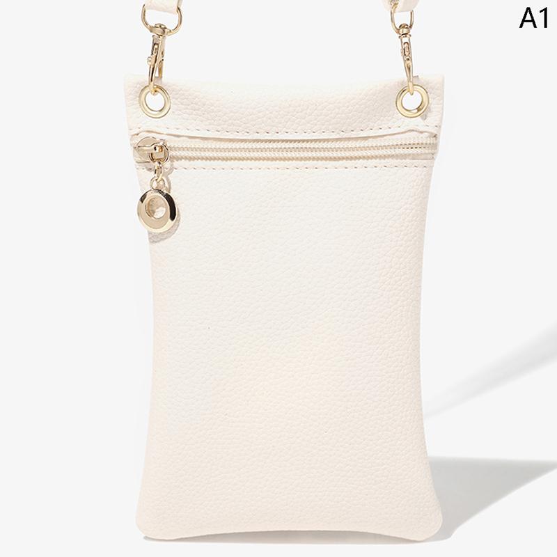 Lychee Grain Crossbody Cell Phone Bags For Women 2023 Ladies Handbag Sweet Female Shoulder Bag Purses Daily Versatile Wallets