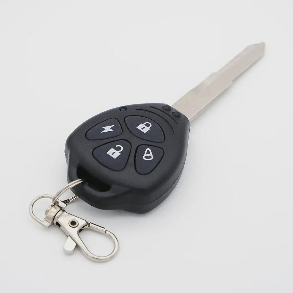 Advanced 12V Motorcycle Anti-Theft Alarm with Remote Ignition and Vibration Sensor