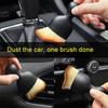 Car Interior Detailing Brush Soft Bristle Cleaning Tool Comfortable Grip No Scratches Car Cleaning Brush for Exhaust Vents Hidden Dust