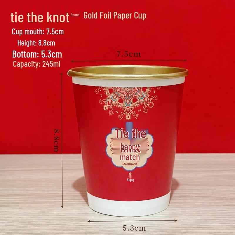 ShiXun Festive Wedding Disposable Paper Bowls