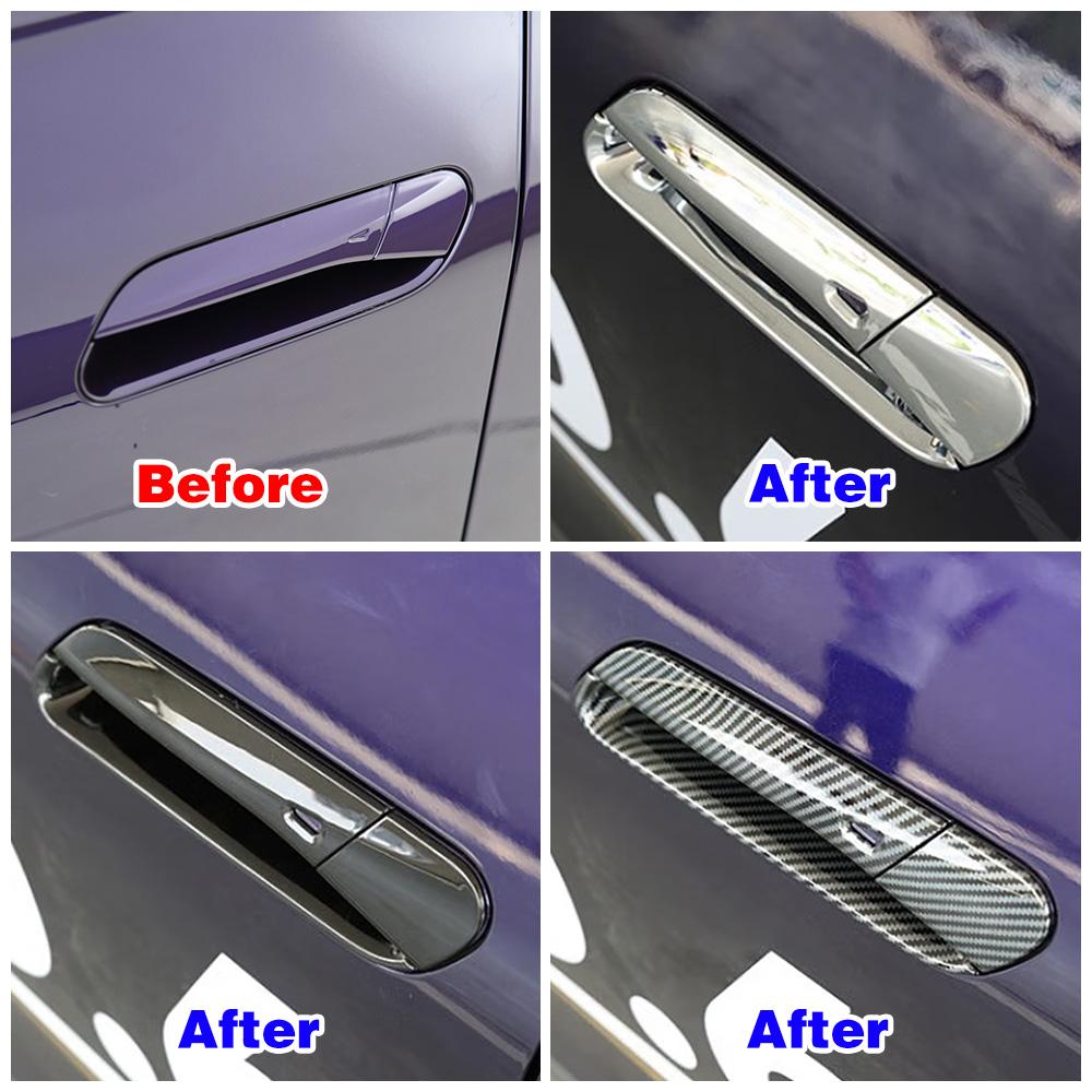 For Volkswagen VW ID.6 ID6 2024 2024 2024 Car Exterior Side Door Handle Bowl Cover Trim Refit Sticker Anti Scratch