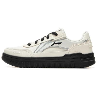 Li Ning Qing Yun Classico Retro Morbido Confortevole Suola Spessa Aumento di Altezza Resiliente Resistente all'Usura Ammortizzante Scarpe da Skate Basse AGCU308-4
