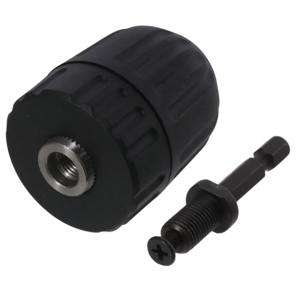 Hex Shank Keyless Drill 1/4-Inch Chuck Capacity Adapter  Impact Drill Tool
