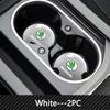 2Pcs Car Coaster Anti-Slip Water Cup Slot Pad Mat For Skoda Octavia Superb TY26 Rapid Kodiaq Kamiq Vision RS Yeti Karoq Fabia Enyaq