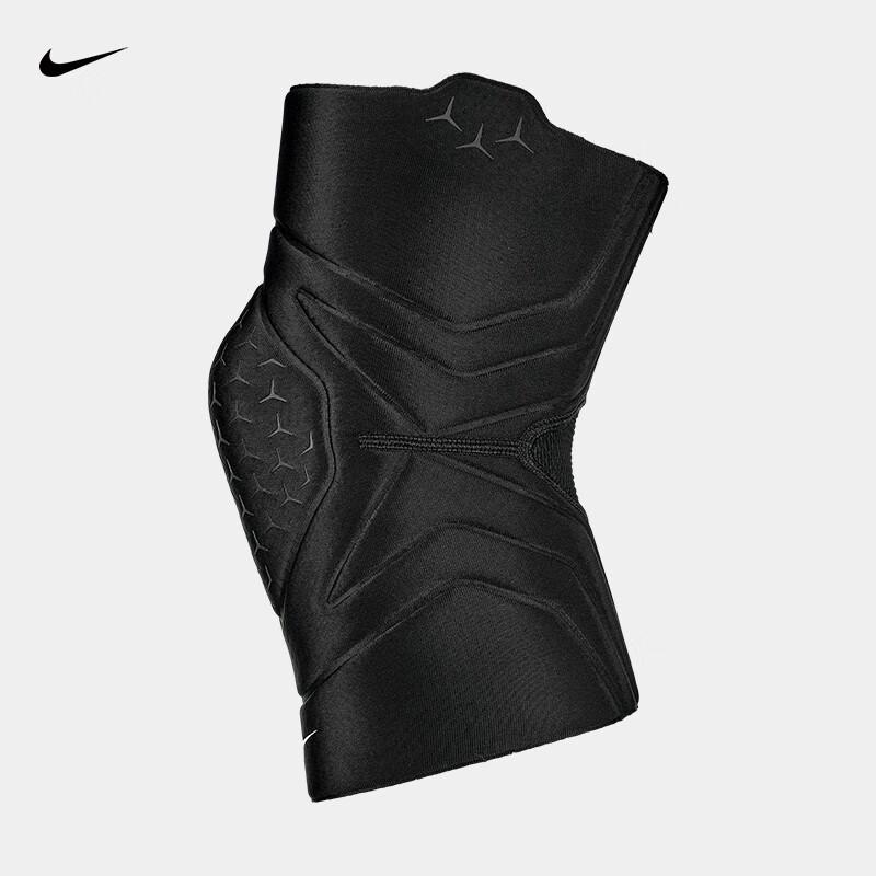 NIKE Professional Sports Knee Brace for Basketball, Badminton, Hiking, Running, Meniscus Protection N1000674010 Single Piece Size L