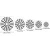 Pack of Precisions Cut Stencils Set Hollow Out Drawing Templates Suitable For Bulletin Boards And Creative Journals