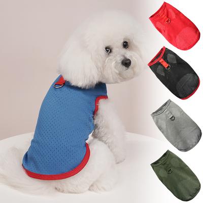 M-2XL Summer Pet Cat Vest Pet Puppy Dog Clothes Breathable Cool Dog Vest for Small Dogs Teddy Dog Vest Pet Clothing