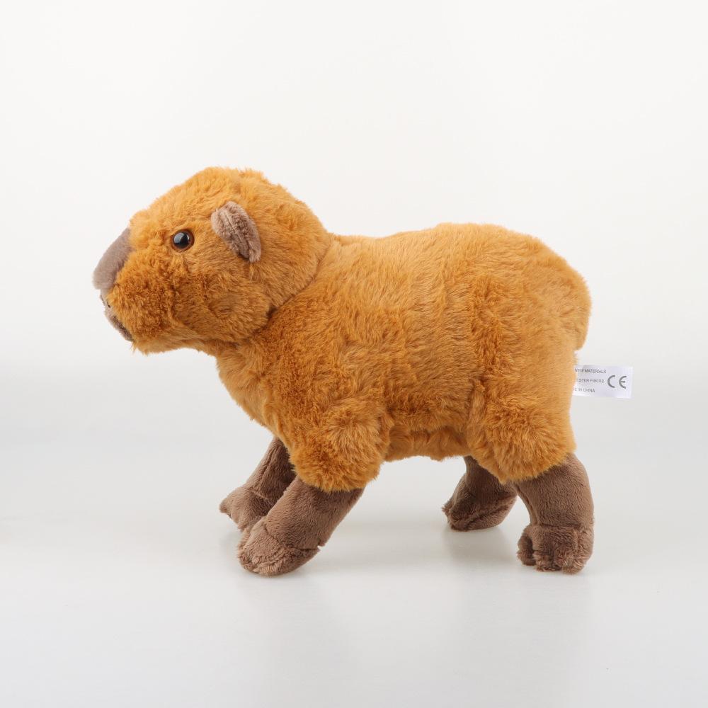 Simulation Capybara: A Plush Toy Made Of Water Dolphins, Mice, Rabbits, Fur, Moles, And Other Animals