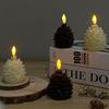 Simulation Pine Cone Candle Light Warm Color Light Flameless LED Candles Safe Reuasble Electronic Candle Garden
