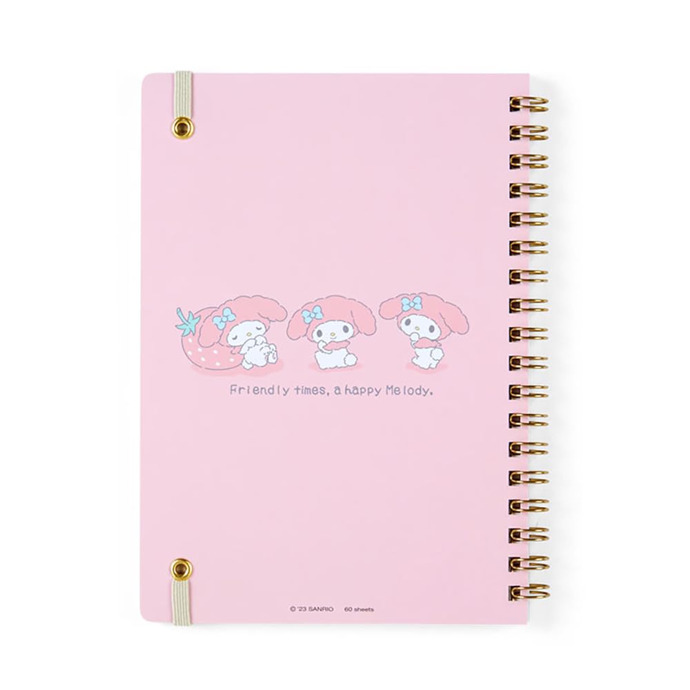Sanrio My Melody B6 Ring Notebook Toy Design 515345 (Plush Stationery)