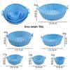 Silicone Baking Pan - High Heat Resistant, Easy to Clean, Round Mold for Air Fryers