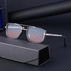 Box Driving Men'S Sunglasses Retro Punk Fashion Sunscreen Sunglasses Full Frame Sunglasses