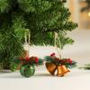5PCS Metal Bells Hanging Decorations for Christmas Tree Door Window Indoor and Outdoor Holiday Ornament