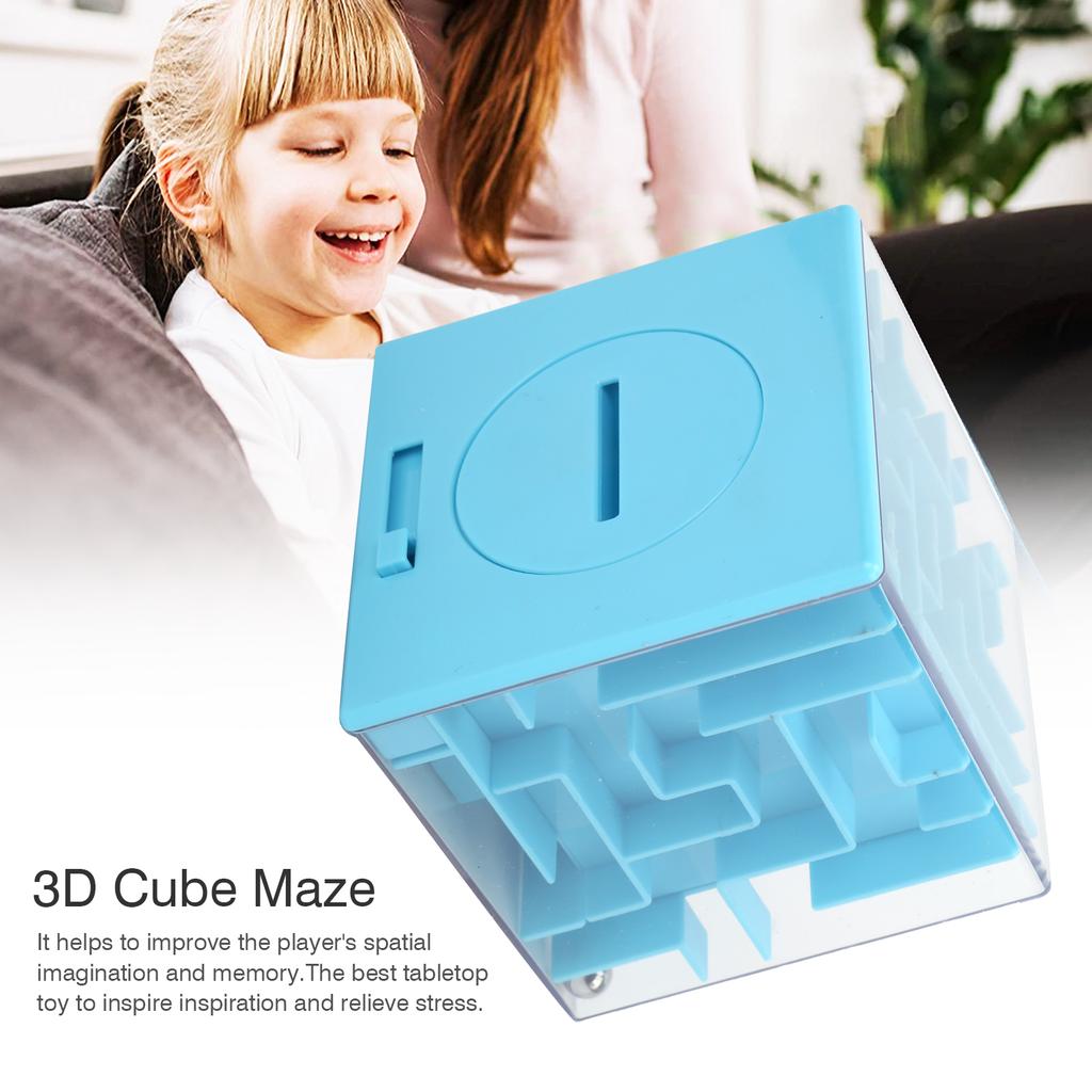 3D Puzzle Maze Case NaIntelligent Fun Brain Game Box Educational Toys for Children