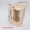 Hamster Solid Wood Villa: Nest, Hideaway, Toy & Ornament for Small Pets
