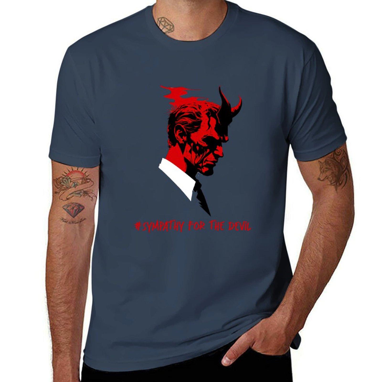 Sympathy for The Devil TShirt Fitness Quick Dry Short Sleeve Top S