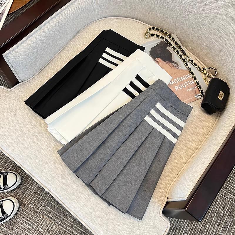 Girls' Pleated Skirt - Stylish Academy Style (2026 Spring/Summer/Autumn)